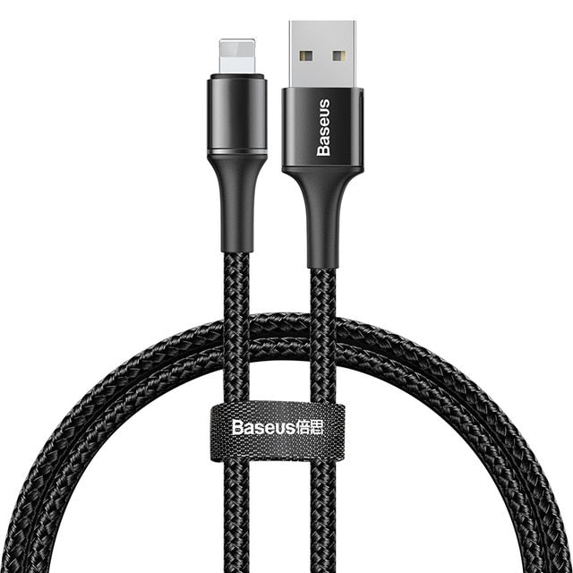 Baseus USB Cable For iPhone Charger Fast Data Charging Mobile Phone Cable For iPhone Xs Max Xr X 8 7 6 6S 5 5S Se iPad Wire Cord