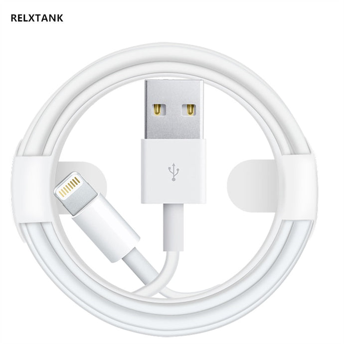 High Speed Original relxtank Chip Data USB Cable For Apple iPhone X XS MAX XR 5 5S SE 6 6S 7 8 Plus ipad mini air 2 Fast Charge